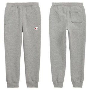 Champion Fleece Jogger Pants Size Medium Sweatpants‎ Medium Grey Heathered Kids